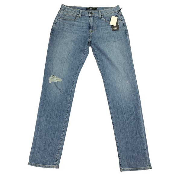Hudson Mens Ash Slim Fit Denim Jeans Blue 34